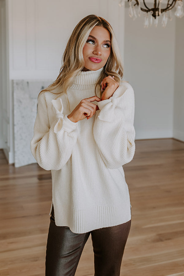 Peaceful Morning Sweater In Cream