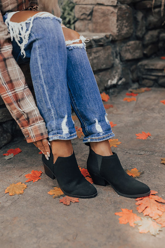 The Shawn Faux Nubuck Bootie