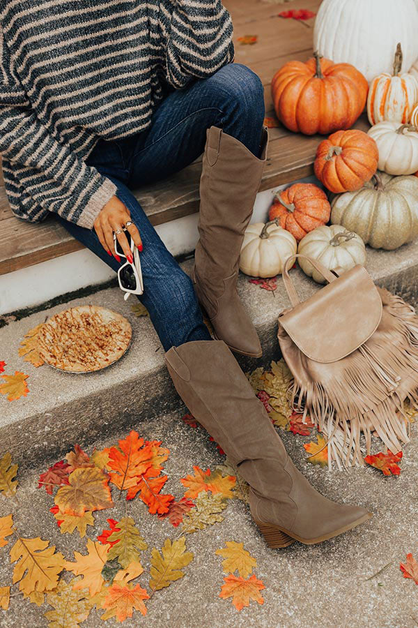 The Wisteria Faux Suede Boot