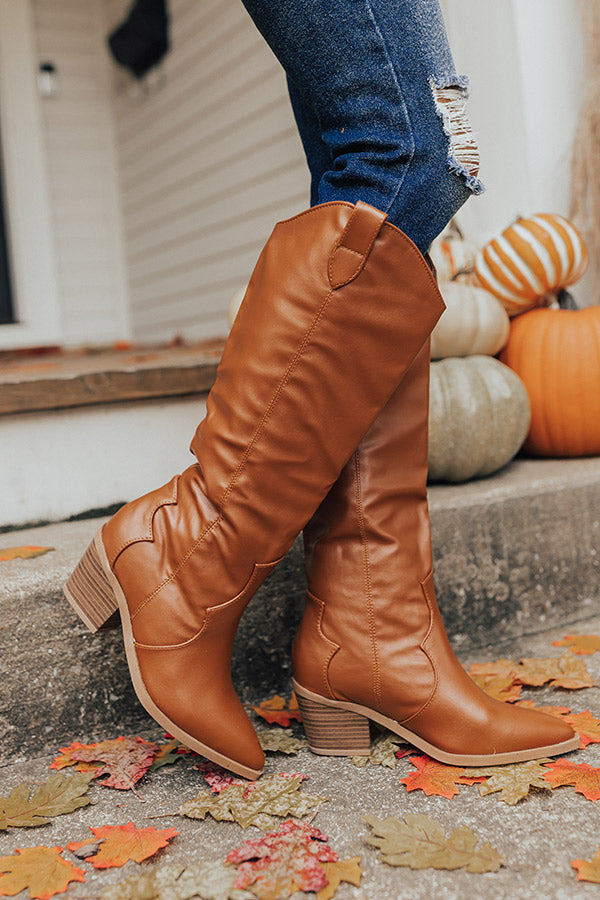 The Wisteria Faux Leather Boot