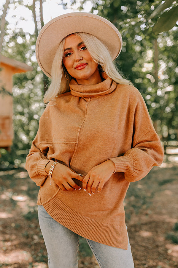 Coffee Shop Meetup Sweater In Iced Mocha