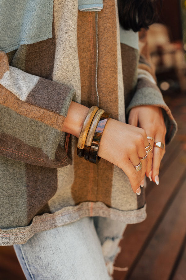 Go Your Own Way Bangle Bracelet Set