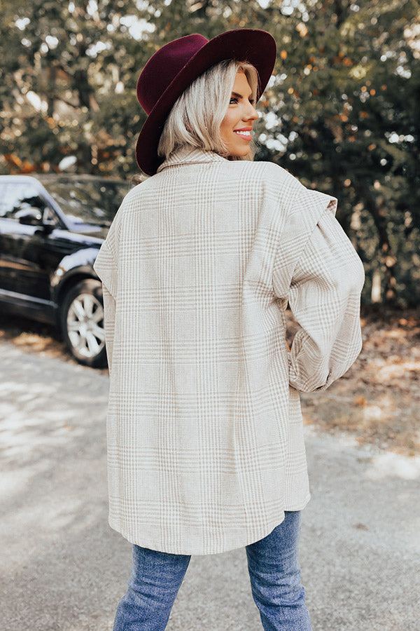 Back Before Dawn Jacket In Iced Latte