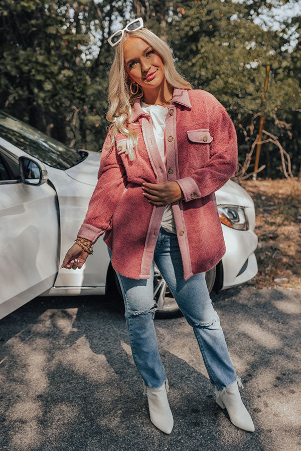 Boston Chill Jacket In Blush