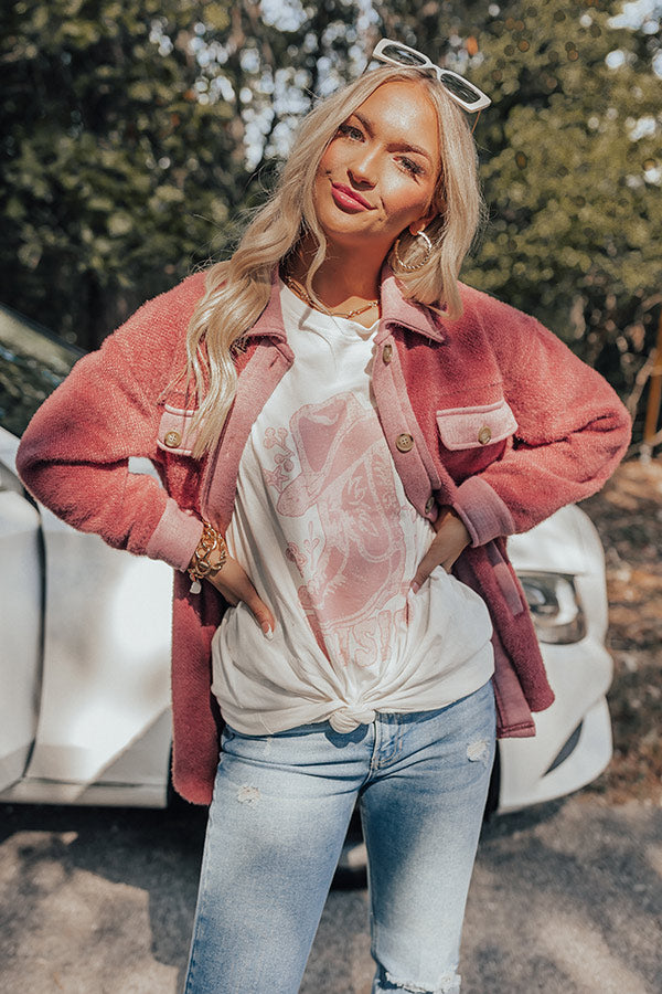 Boston Chill Jacket In Blush