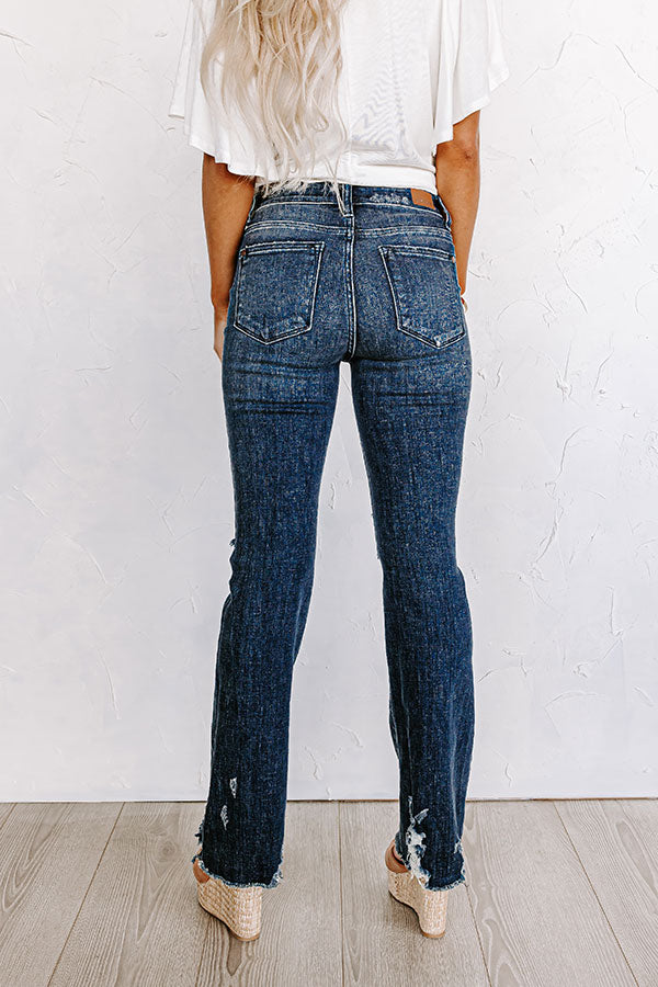 Judy Blue The Diana Midrise Distressed Jean
