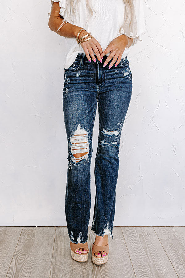 Judy Blue The Diana Midrise Distressed Jean