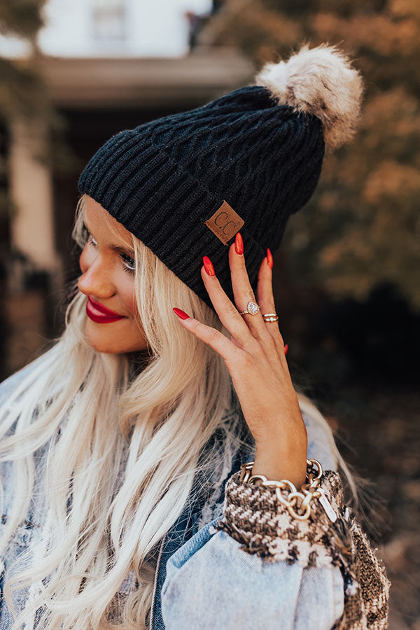 Fall Festival Beanie In Black