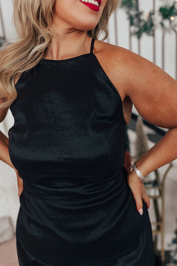 Luxe Landing Feather Dress Curves