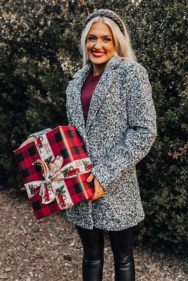 Escape The Chill Sherpa Coat In Black
