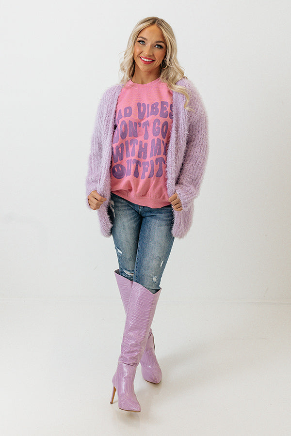 Bad Vibes Graphic Sweatshirt