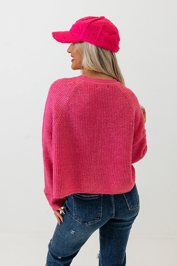 River Run Waffle Knit Sweater