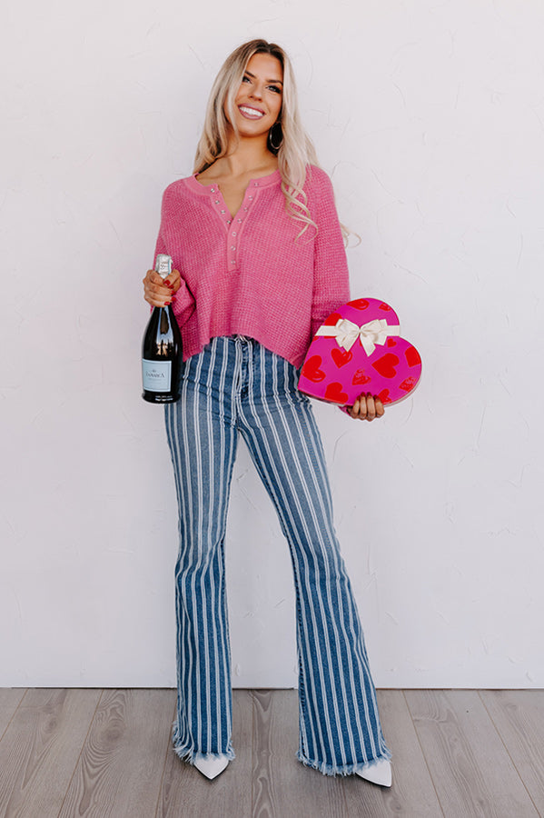 River Run Waffle Knit Sweater