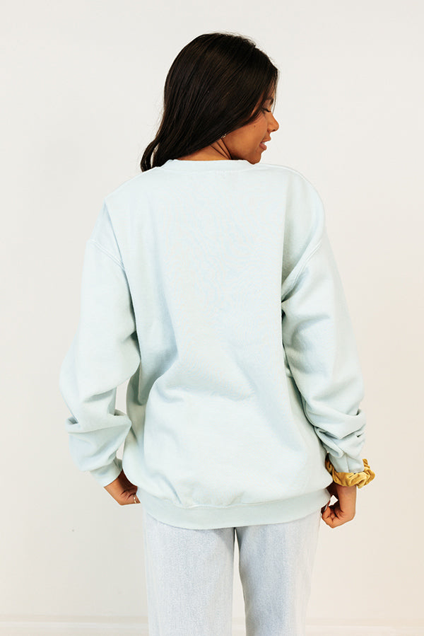 Call Me Babe Graphic Sweatshirt In Limpet Shell