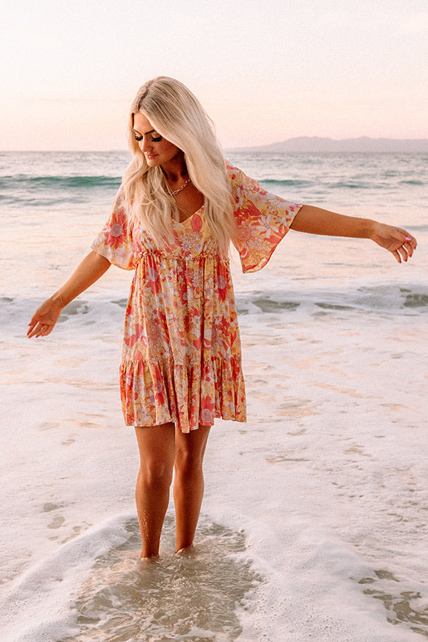 Seeking The Shore Shift Dress in Primrose Yellow