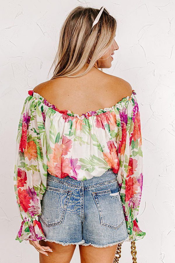Never Outdone Chiffon Top