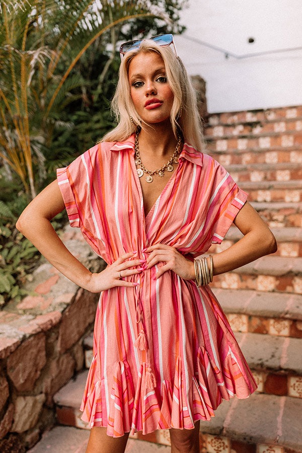 Country Club Cuteness Stripe Mini Dress