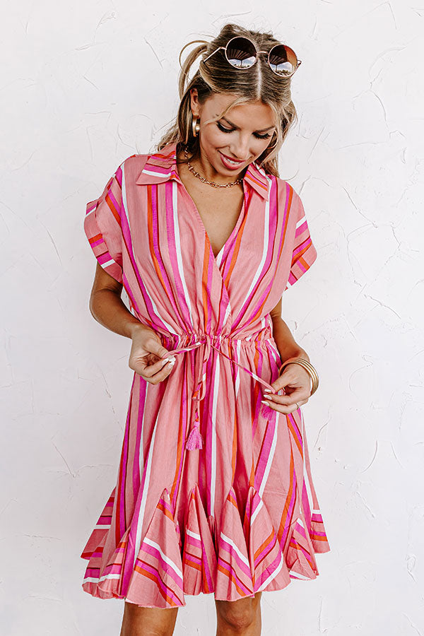 Country Club Cuteness Stripe Mini Dress