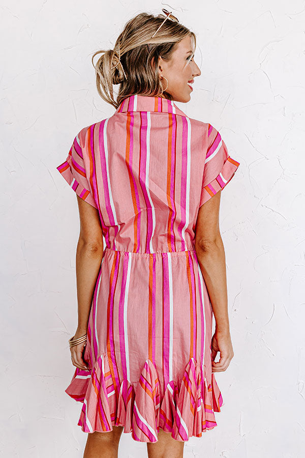 Country Club Cuteness Stripe Mini Dress