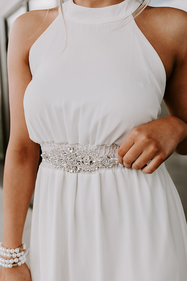 Runway Revelry Embellished Ribbon Belt/Headband