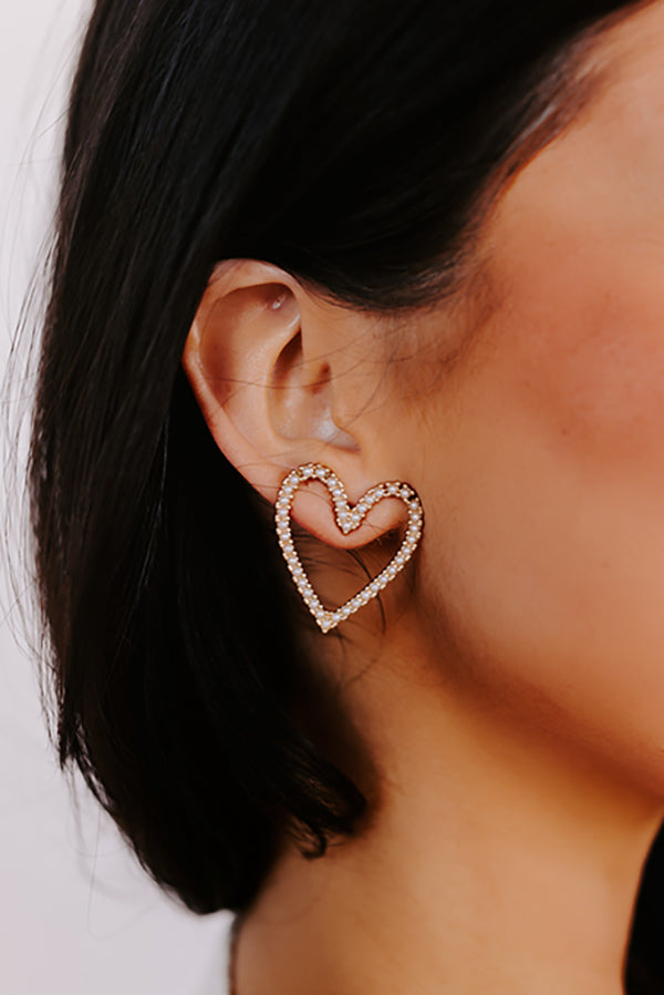 Bliss & Love Earrings in Pearl