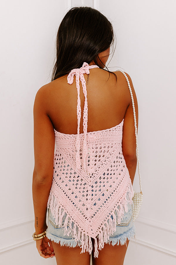 Sandy Days Crochet Tunic Dress