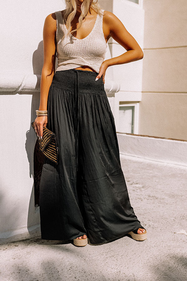 Tried And Tropical High Waist Pants In Black