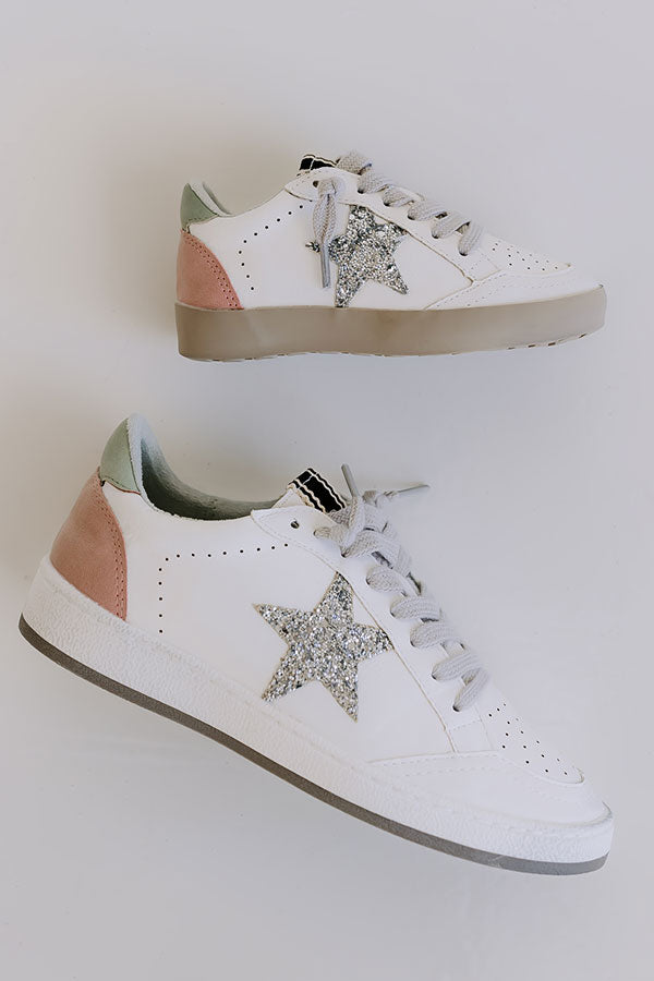 The Honeybee Children's Vintage Sneaker in Silver