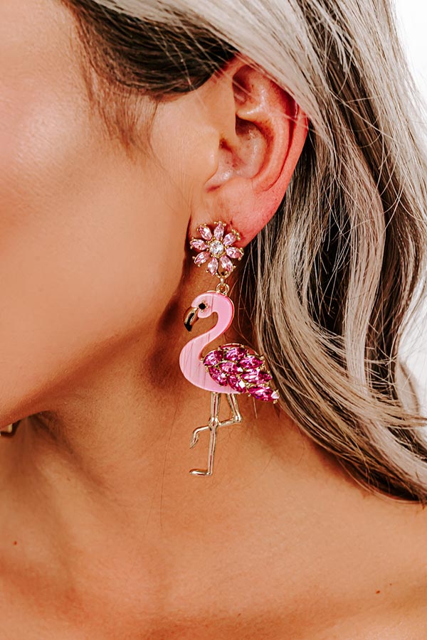 Flamingo Friendly Earrings
