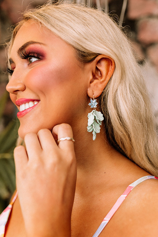 Parkside Pretty Earrings In Mint