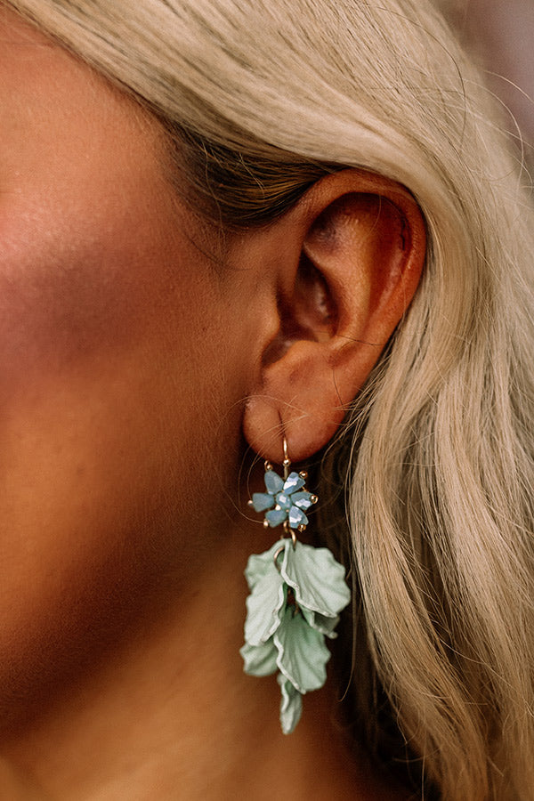Parkside Pretty Earrings In Mint