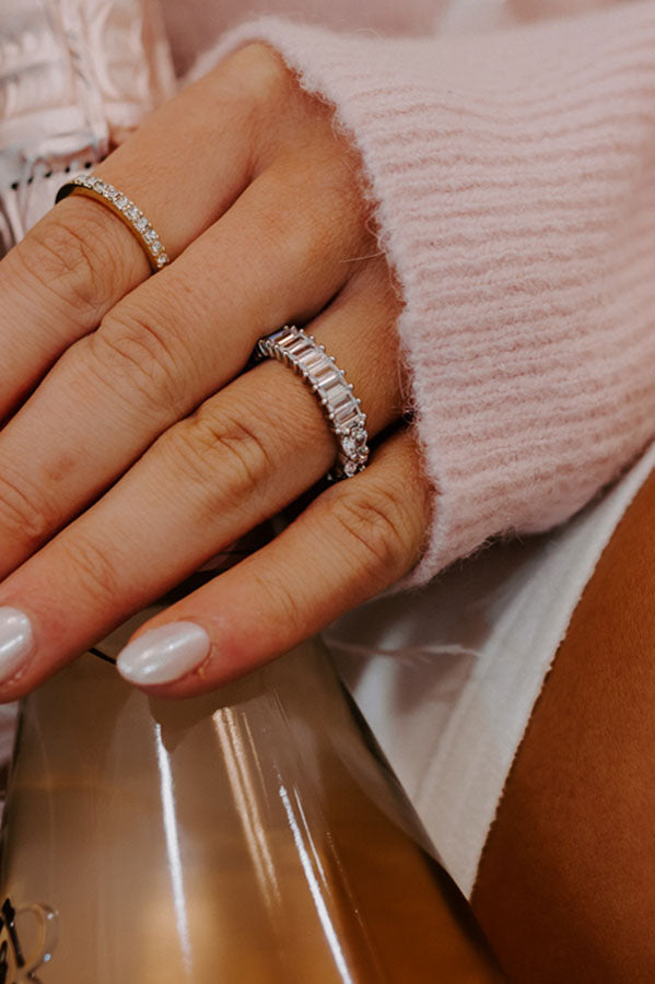 Just A Glimmer Ring In Silver