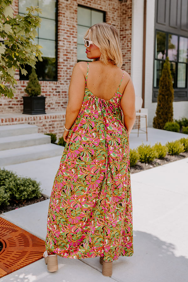 Garden Blooms Jumpsuit Curves