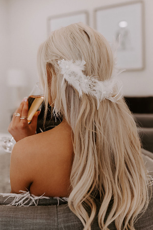 Radiant Love Feather Hair Piece