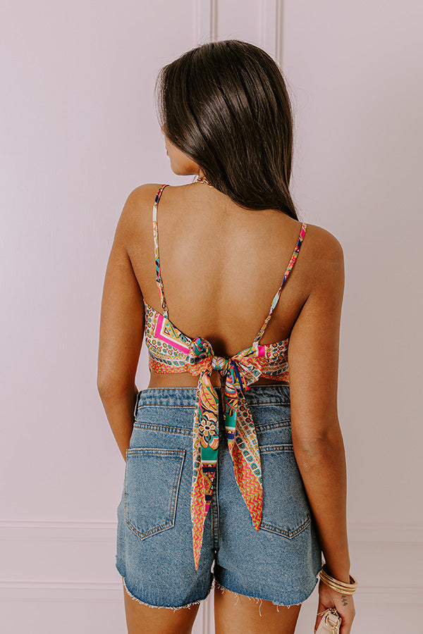 Bonding In Bali Tie Top