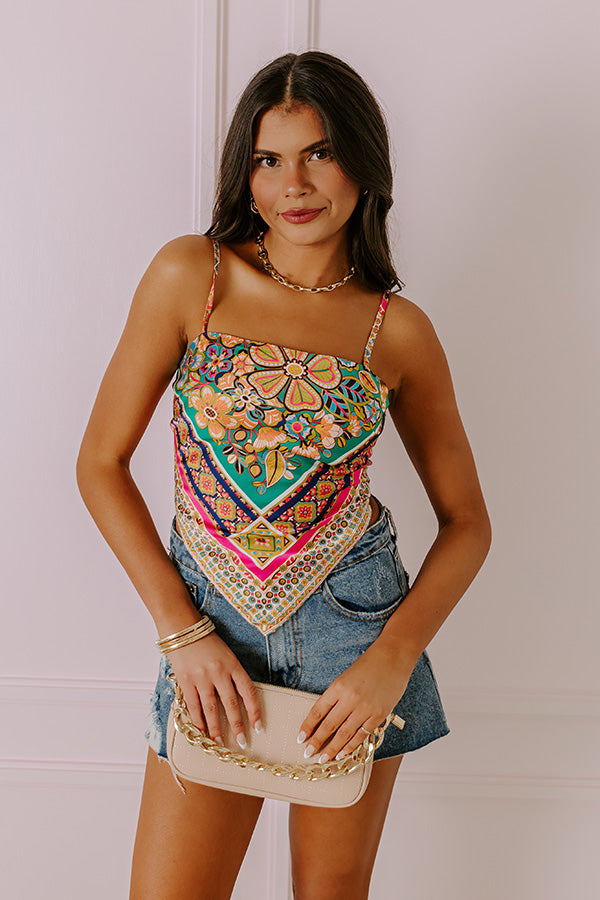 Bonding In Bali Tie Top
