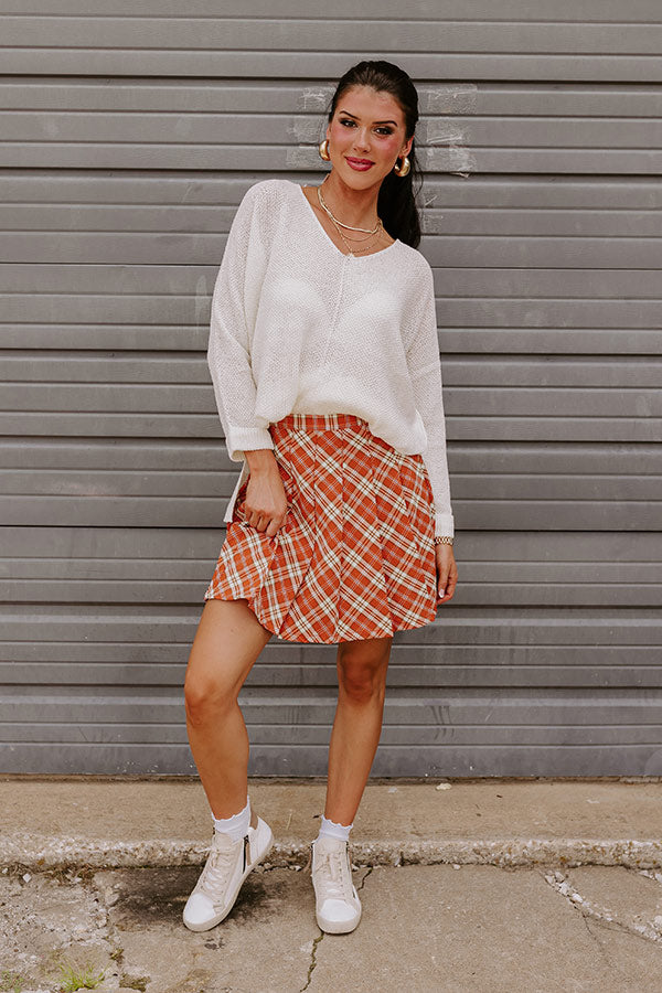 Reaching For Something Knit Sweater In Ivory