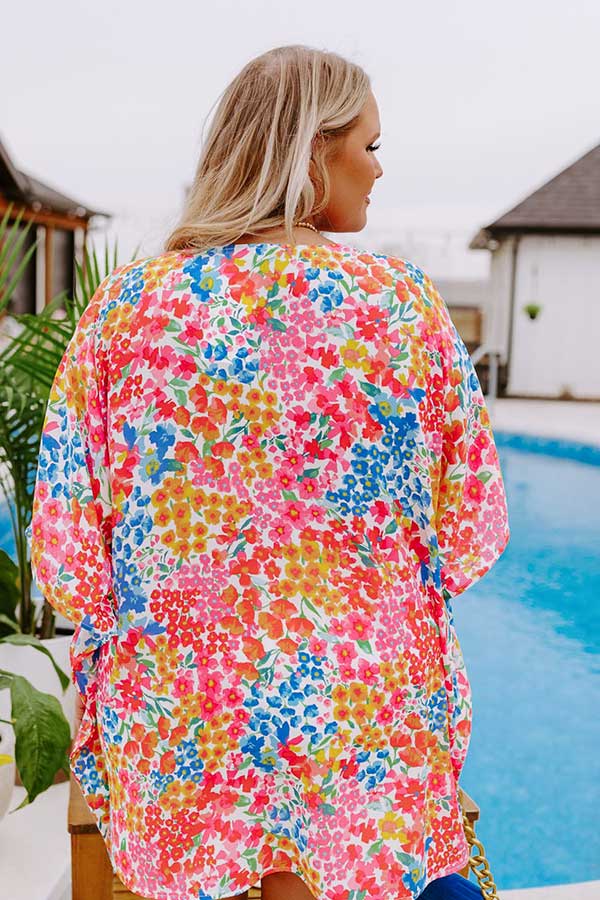Passing Through Paradise Shift Tunic In Bubblegum Pink Curves