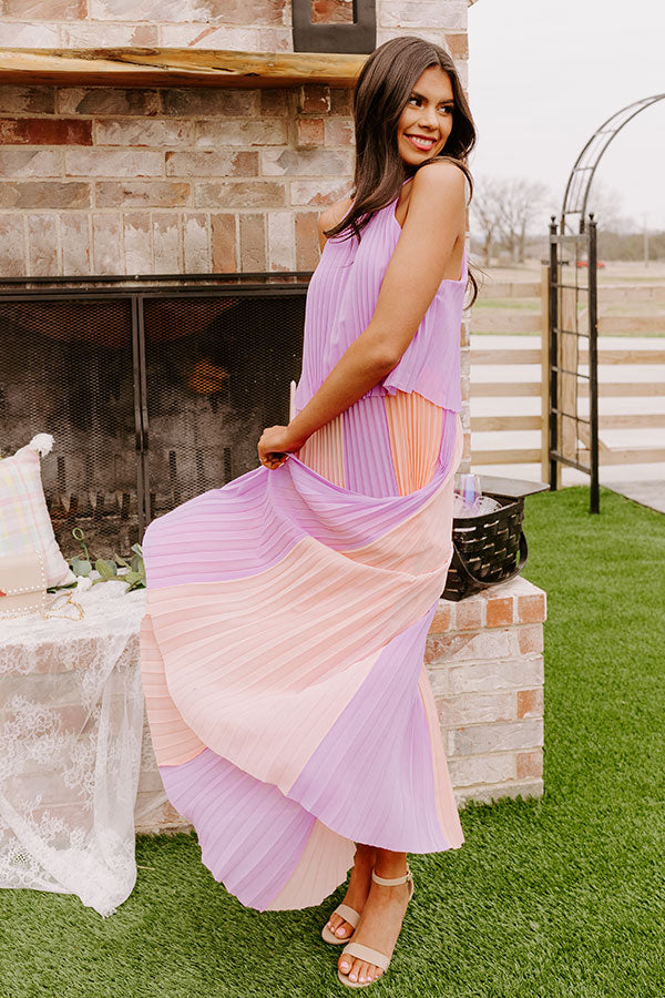 Dreamy Daze Pleated Maxi