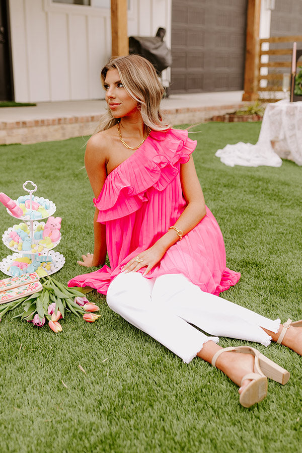 City Lights and Sights Pleated Tunic