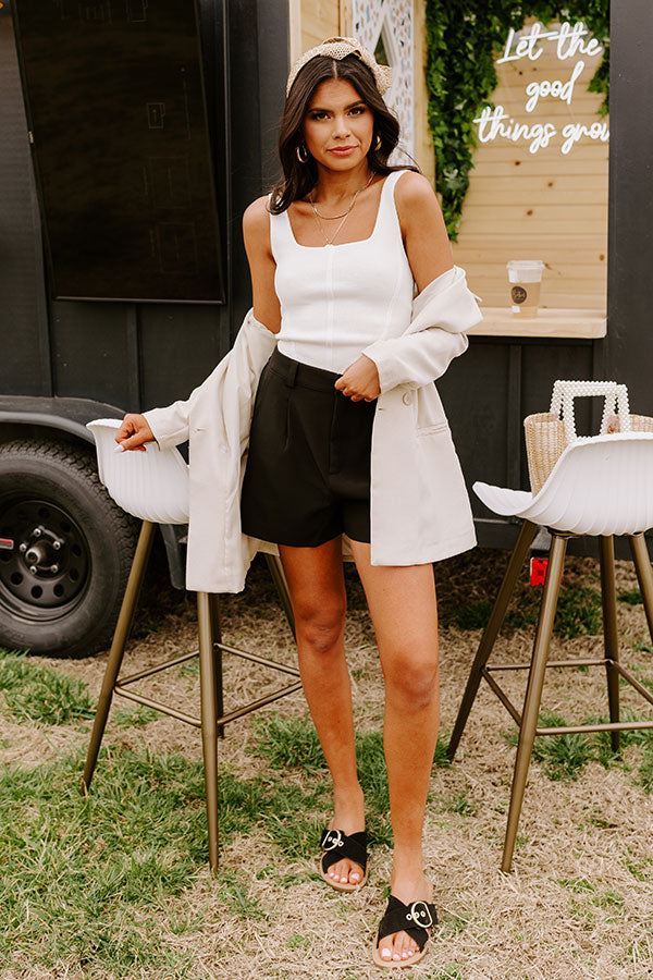 Long Lost Love Sculpt Top In Ivory