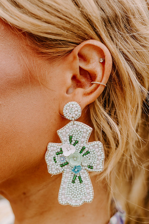 Radiant Blessings Beaded Earrings In Island Paradise