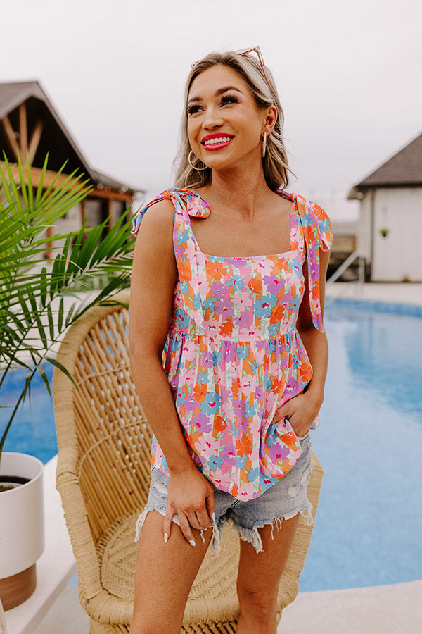 Sayulita Shores Floral Top