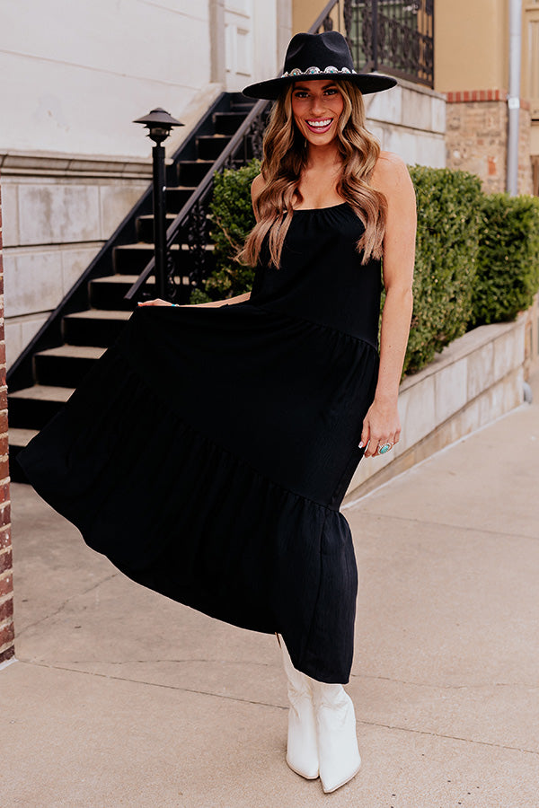 Pulling It Together Midi In Black