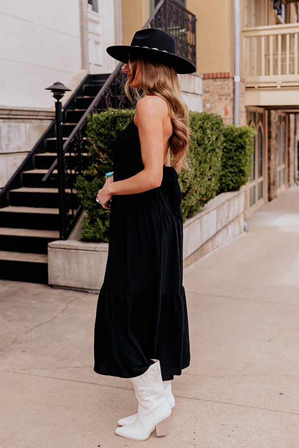 Pulling It Together Midi In Black