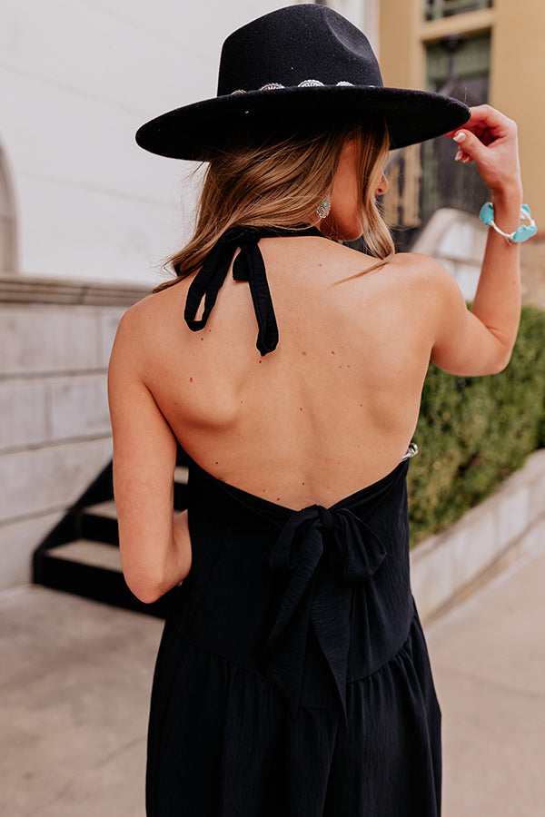 Pulling It Together Midi In Black