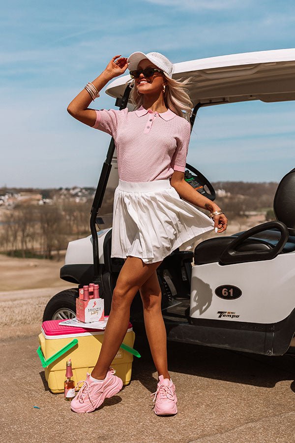 Kindred Connection Knit Top In Pink