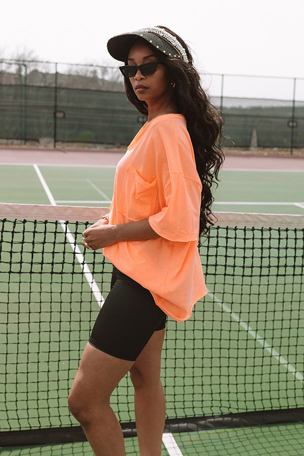 The Jessie Faux Leather Biker Shorts
