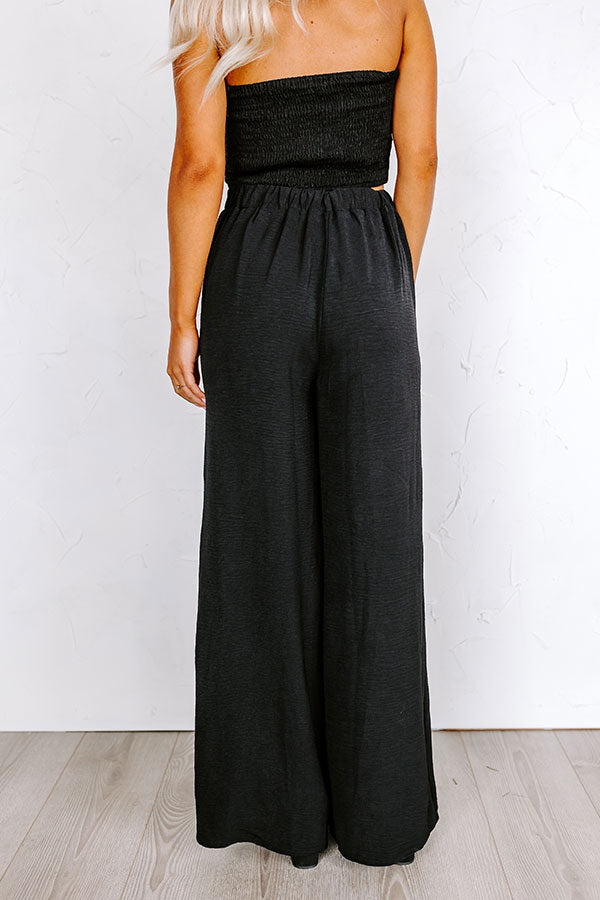 The Maddie High Waist Trousers In Black