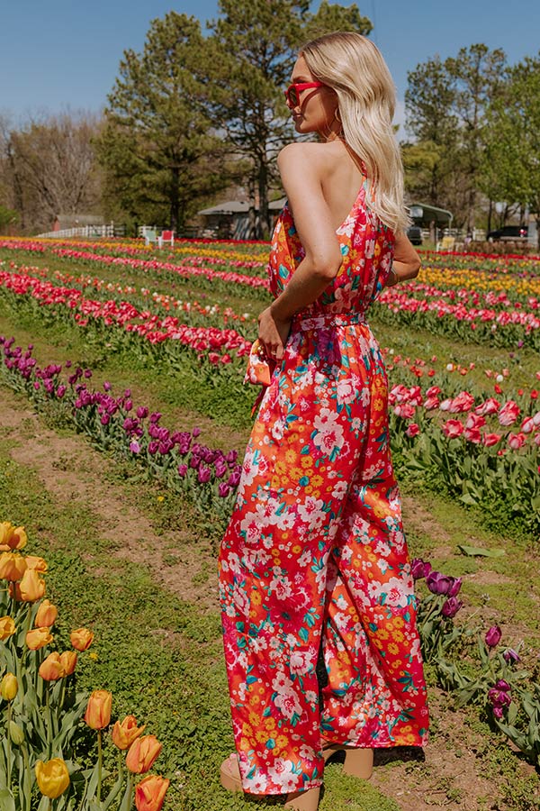 Pics Of Paradise Floral Jumpsuit